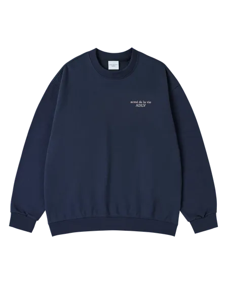 &Aacute;o Nỉ Basic Logo Napping Xanh navy