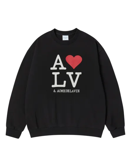 Áo Nỉ Love ADLV Đen