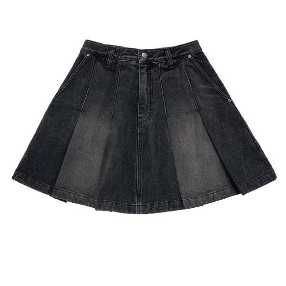 Ch&acirc;n V&aacute;y Denim Đen