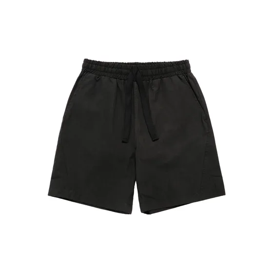Quần Short Oversize Ripstop Đen