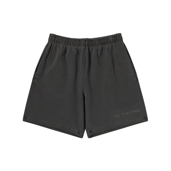 Quần Short Simple Logo Pigment Than Ch&igrave;