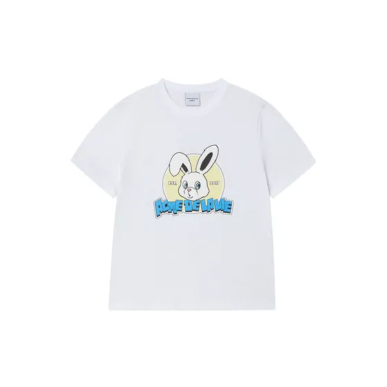 &Aacute;o Thun Nữ Nineties Retro BunNY Trắng