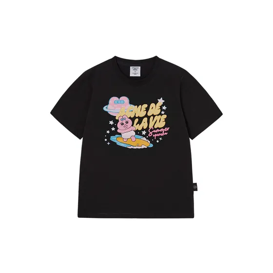 Áo thun nữ Surfing OPANCHU USAGI Đen