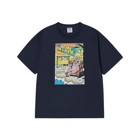 Áo thun Seaside Resort OPANCHU USAGI Xanh navy