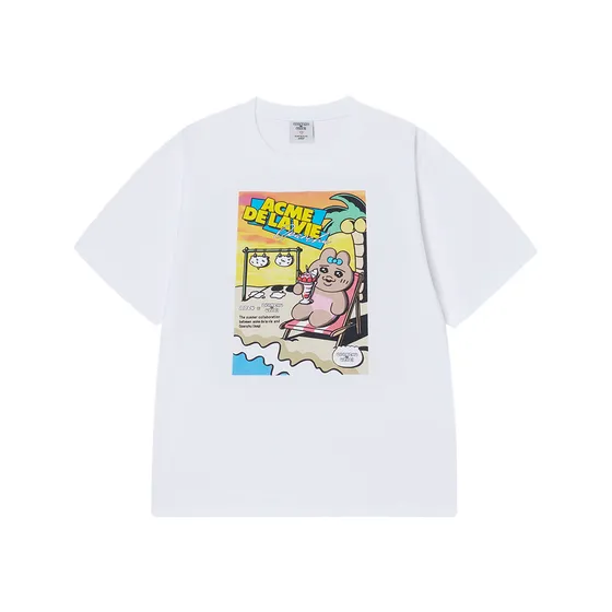 Áo thun Seaside Resort OPANCHU USAGI Trắng