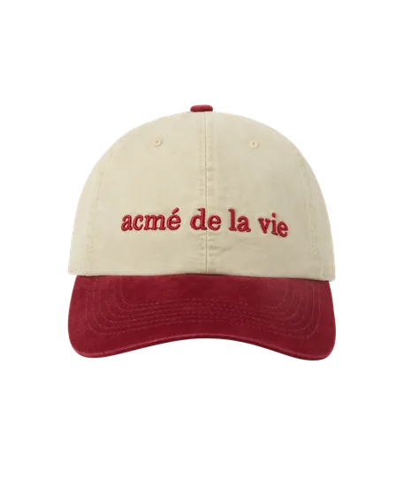 Mũ b&oacute;ng ch&agrave;y TWO TONE PEAK WASHED Đỏ