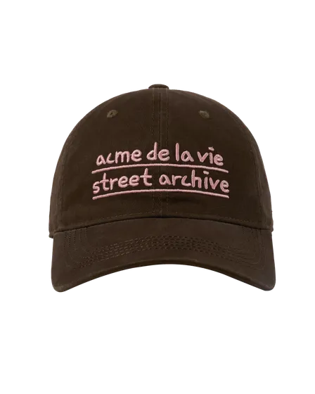 Mũ b&oacute;ng ch&agrave;y UNDERLINE EMBROIDERY N&acirc;u đậm