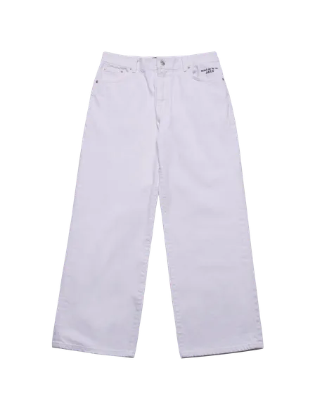 Quần SEMI OVER FIT Trắng