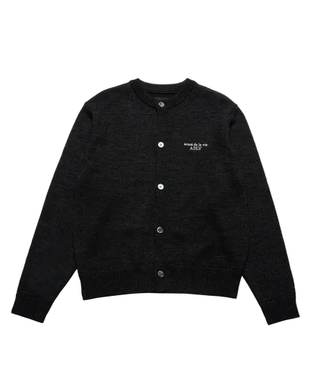 &Aacute;o cardigan SOLID CREW NECK Than ch&igrave;