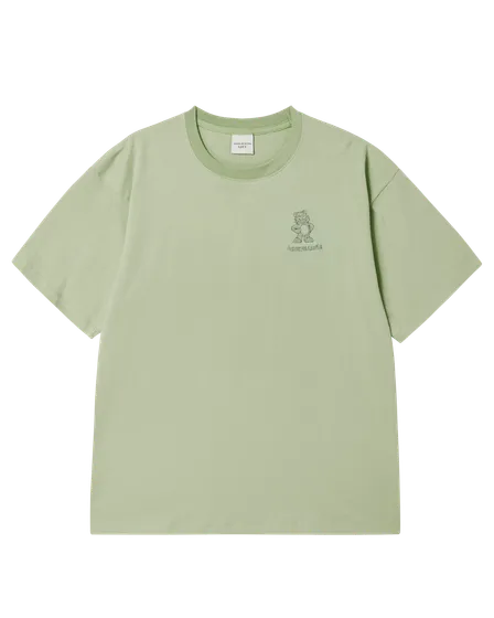 &Aacute;o thun HELLO AC BEAR Xanh olive