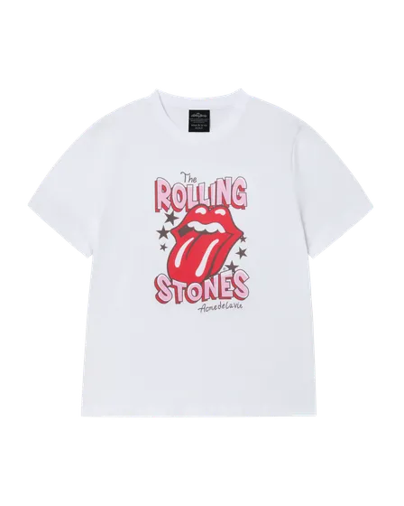 &Aacute;o thun nữ ROLLING STONES DOODLE STAR Trắng
