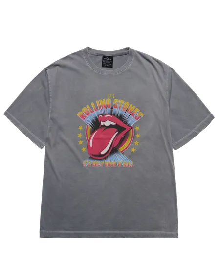 &Aacute;o thun ROLLING STONES ROCK & ROLL X&aacute;m nhạt