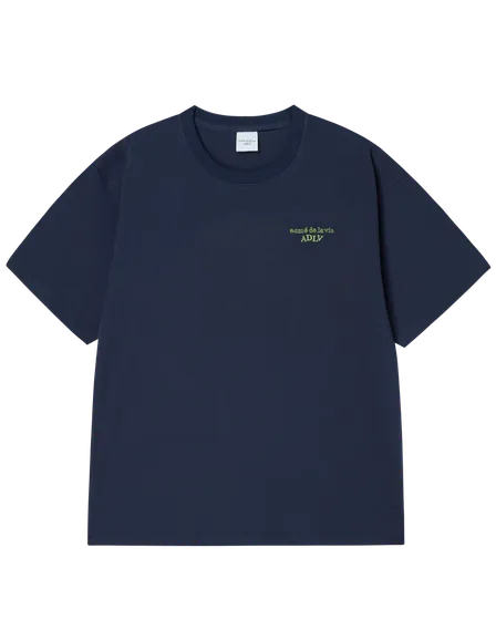 &Aacute;o thun SHAKE BASIC LOGO Xanh navy