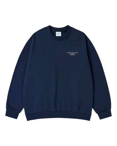 &Aacute;o nỉ BASIC LOGO NAPPING SEASON2 Xanh navy đậm