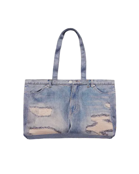 T&uacute;i đeo vai DENIM TROMPE LOEIL Xanh dương