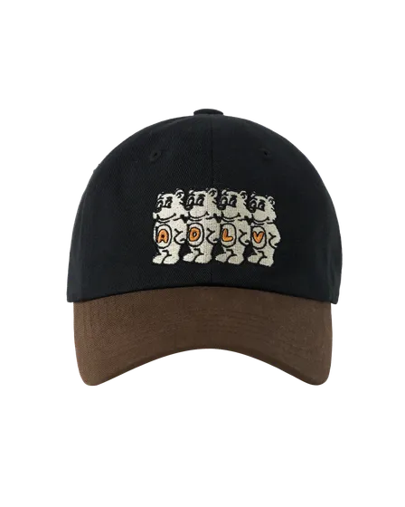 Mũ b&oacute;ng ch&agrave;y AC BEAR EMBROIDERY TWO TONE Đen