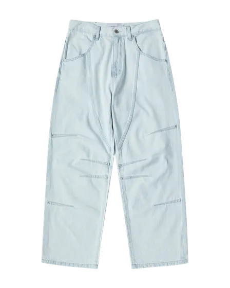 (Pre-order) Quần STUDDED BALLOON FIT DENIM Xanh da trời