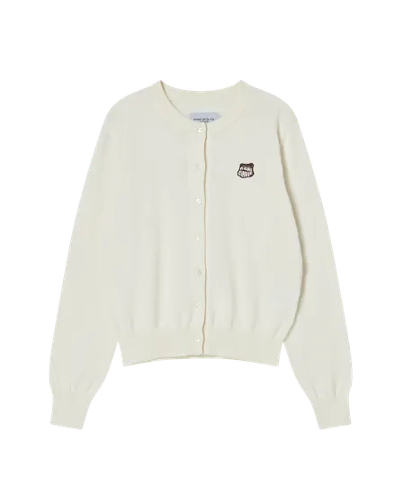 (Pre-order) &Aacute;o cardigan cổ tr&ograve;n WOMAN BASIC Trắng