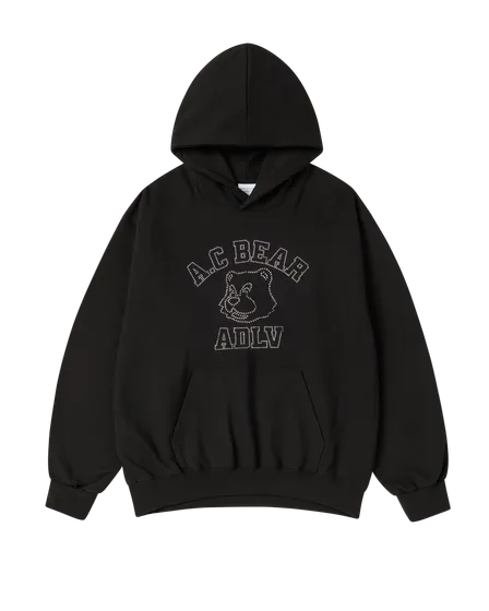 &Aacute;o hoodie CUBIC AC BEAR Đen