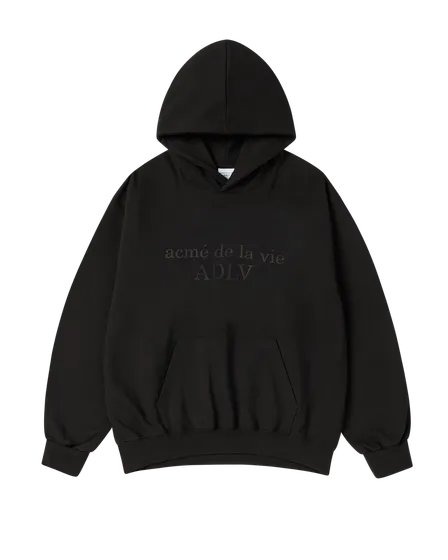 (Pre-order) &Aacute;o hoodie TWO TONE THICK PRINT Đen