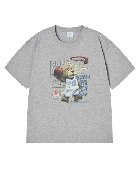 (Pre-order) &Aacute;o thun ngắn tay BASKETBALL AC BEAR Muối ti&ecirc;u