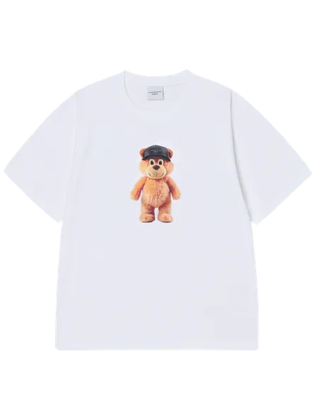 &Aacute;o thun 3D STAND AC BEAR Trắng