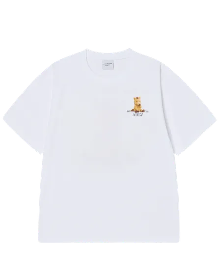 &Aacute;o thun HORSE BASIC LOGO Trắng