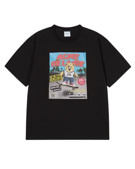 (Pre-order) &Aacute;o thun ngắn tay MAGAZINE AC BEAR Đen