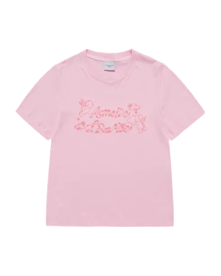 &Aacute;o thun  WOMAN ANGEL AC BEAR Hồng nhạt