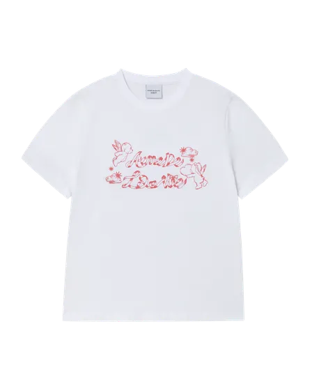 &Aacute;o thun  WOMAN ANGEL AC BEAR Trắng