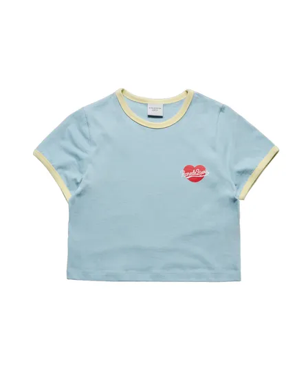 &Aacute;o thun  WOMAN TENNIS AC BEAR Xanh da trời