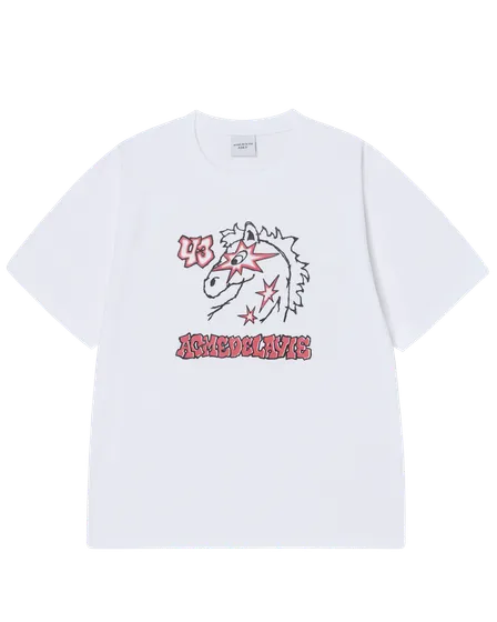 &Aacute;o thun YEAR OF THE HORSE Trắng