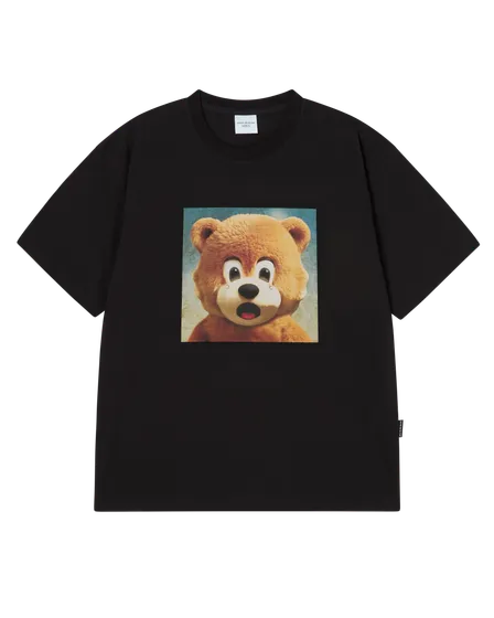 &Aacute;o thun ngắn tay AC BEAR BABY FACE JEWELRY Đen