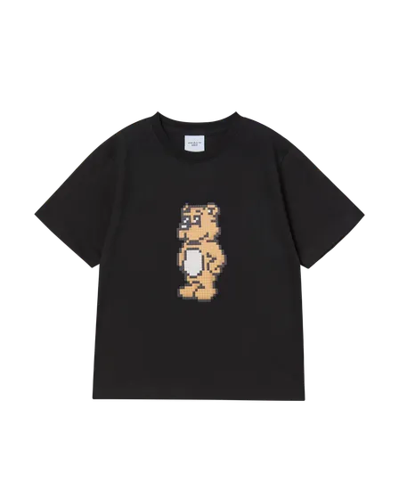&Aacute;o thun KIDS BLOCK AC BEAR Đen