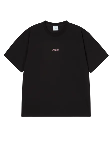 &Aacute;o thun  CURSIVE LOGO Đen
