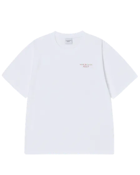 &Aacute;o thun ngắn tay MIXED THREAD Trắng