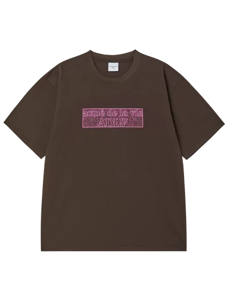 &Aacute;o thun  NOISE BOX N&acirc;u đậm