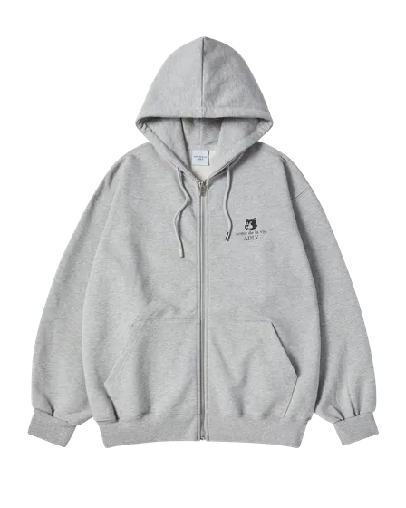 (Pre-order) &Aacute;o hoodie k&eacute;o kh&oacute;a TEAM ACME DE LA VIE Muối ti&ecirc;u