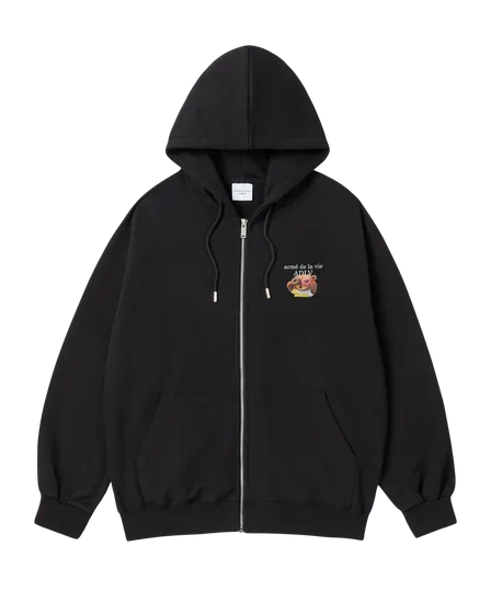 &Aacute;o hoodie AC BEAR x BABY FACE Đen