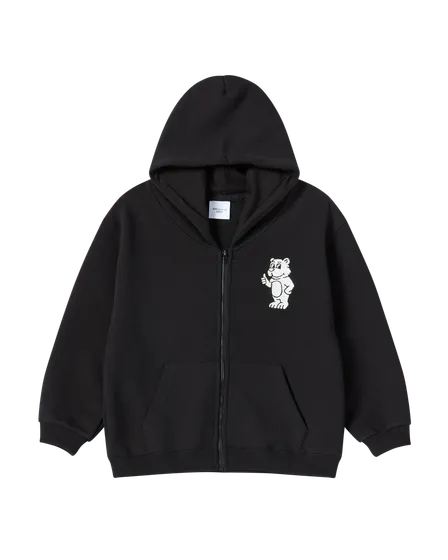 &Aacute;o hoodie KIDS BASIC AC BEAR Đen