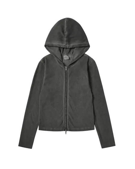 &Aacute;o hoodie k&eacute;o kh&oacute;a WOMAN WASHED RIP Than ch&igrave;