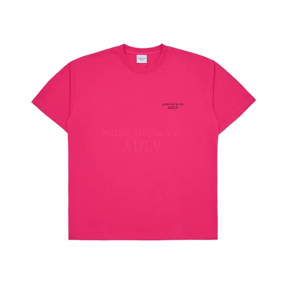 &Aacute;o Thun ADLV Basic Logo Season2 Hồng