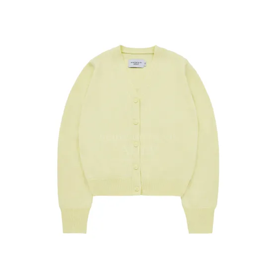 &Aacute;o Cardigan Nữ Symbol Rivet V&agrave;ng