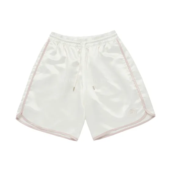 Quần Short Nữ Satin Semi Boxing Trắng ng&agrave;