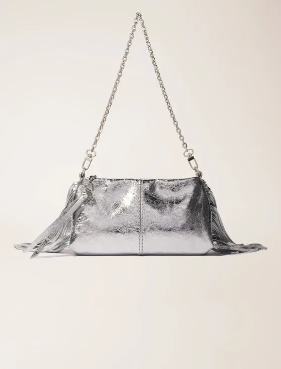 Ví clutch cầm tay da Miss M TU Bạc