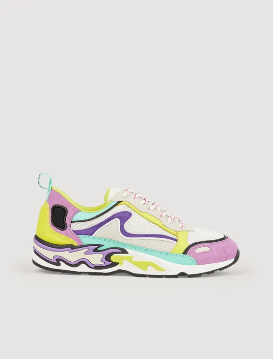 Flame sneakers 68 Tím nhạt