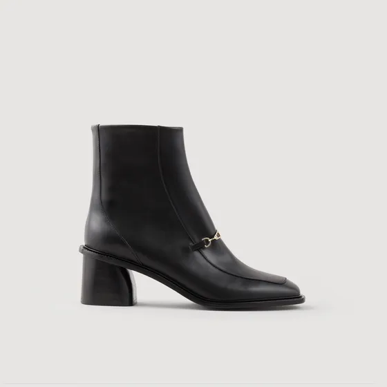 Boots da cao gót 38 Đen