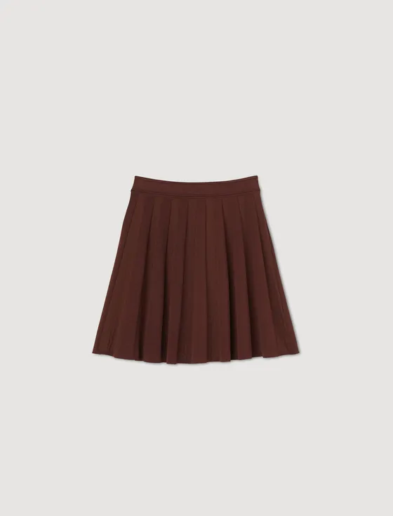 Chân váy xếp ly 33 Nâu