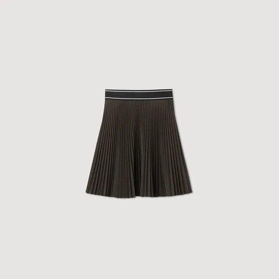 Chân váy xếp ly 33 Nâu