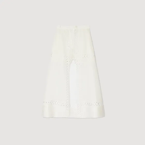 Chân váy ren phối quần short 36 Trắng